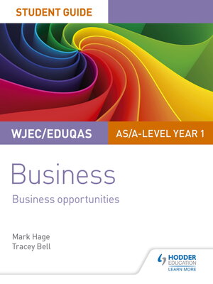 cover image of WJEC/Eduqas AS/A-level Year 1 Business Student Guide 1